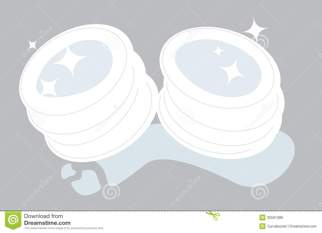 Clean Dishes Royalty Free Stock Photos   Image  30561288