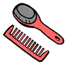 Clipart Splatters Cartoon Brush Vectors For Rasta Hair Room Hair