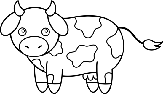 Cow Clipart Black And White   Clipart Panda   Free Clipart Images