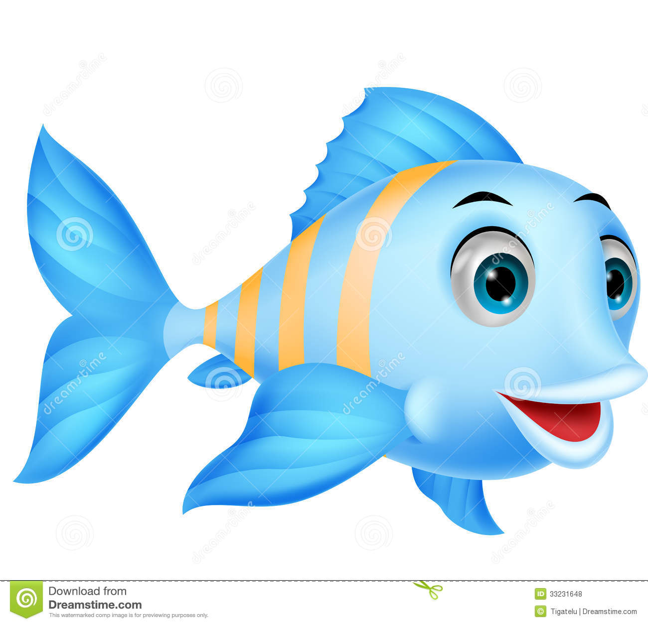Cute Fish Cartoon Royalty Free Stock Photos   Image  33231648