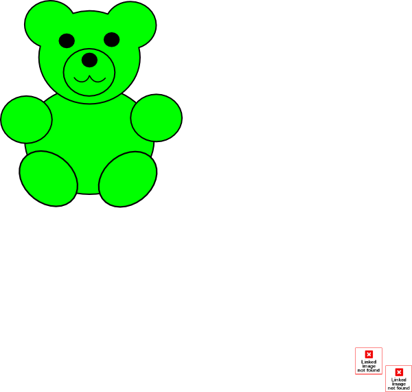 Green Bear Clip Art At Clker Com   Vector Clip Art Online Royalty