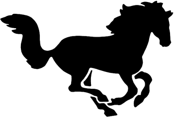 Horse Silhouette Clipart Pictures