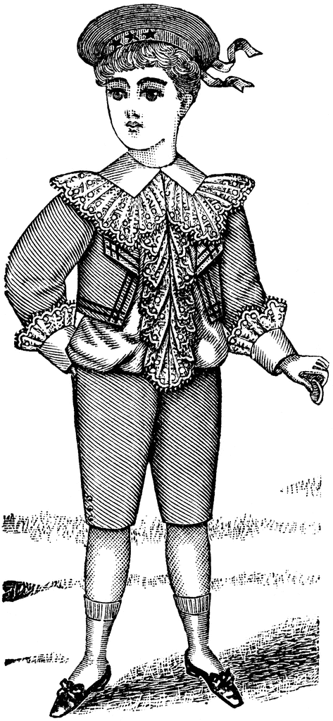 Late 19th Century Boy S Outfit   Clipart Etc