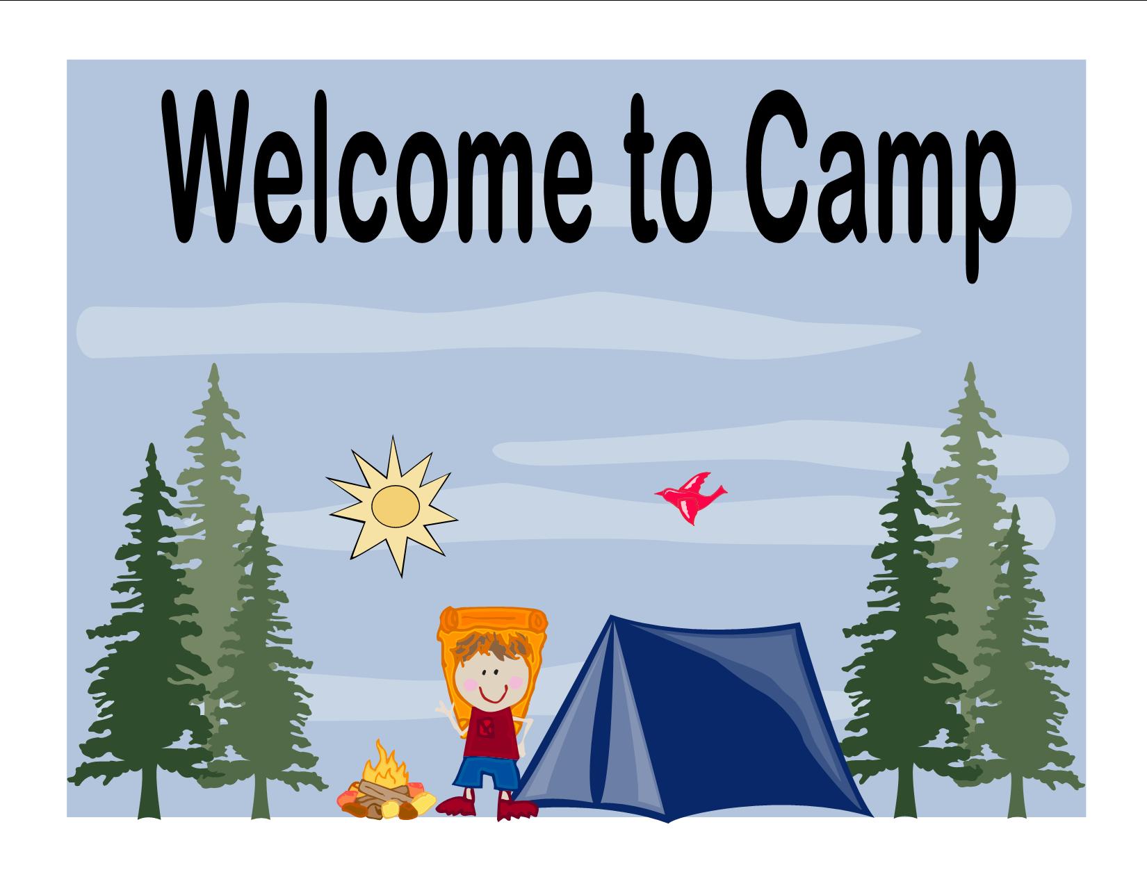Mormon Share   Welcome To Camp Sign