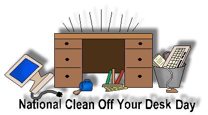 National Clean Off Your Desk Day   Clean Off Your Desk Day