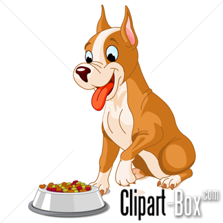 Related Dog With Food Cliparts