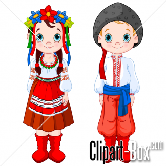 Related Traditional Ukrainian Outfit Cliparts