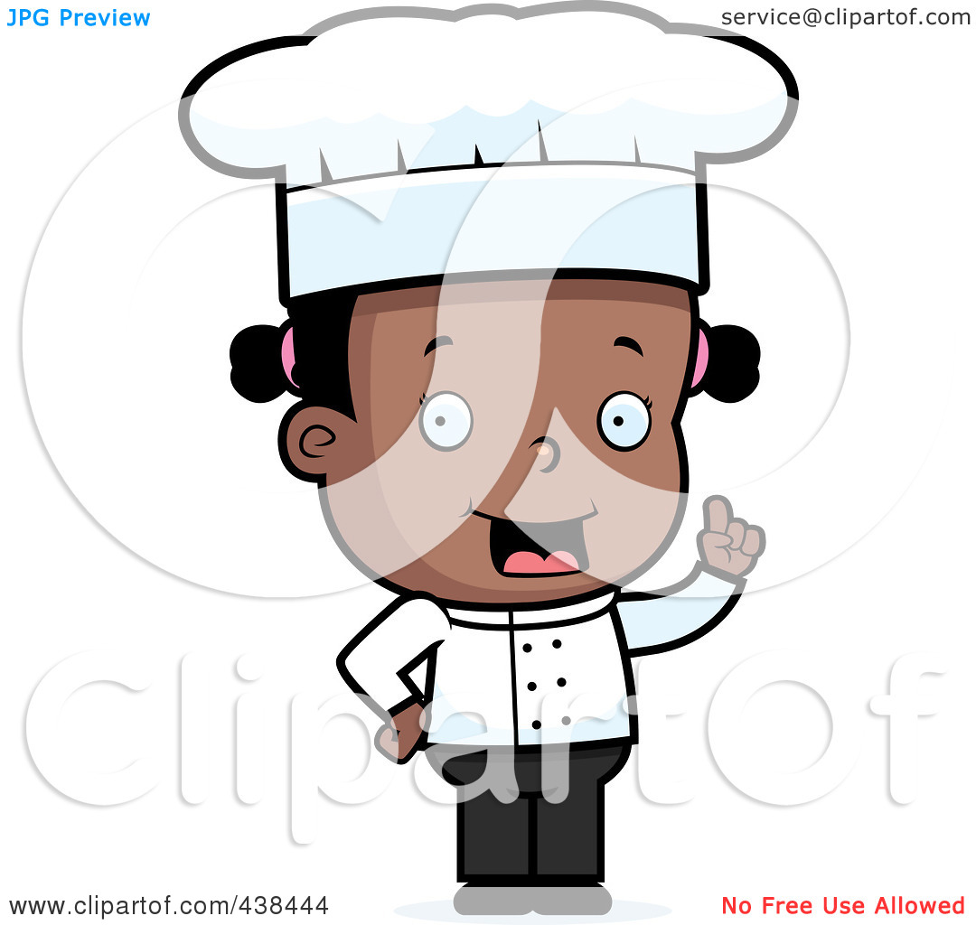 Royalty Free  Rf  Clipart Illustration Of A Black Toddler Girl Chef