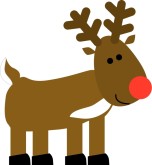 Rudolph The Red Nosed Reindeer Clipart Skating Reindeer Clipart