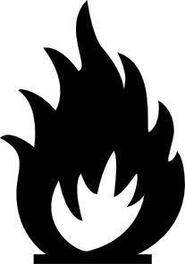 Sabathius Fire Warning Symbol Clip Art   In Spa Ray Ce On   Pinterest