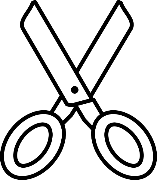 Scissors Clip Art At Clker Com   Vector Clip Art Online Royalty Free    