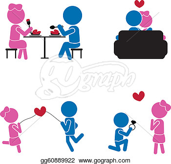 Valentine Romance And Others  Stock Clipart Illustration Gg60889922