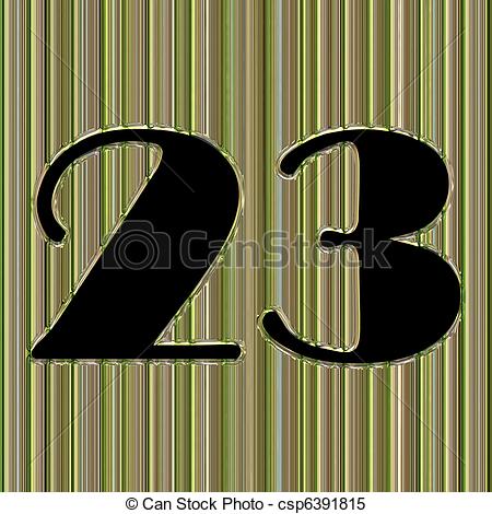 With Number 23 And Space For Your    Csp6391815   Search Clipart