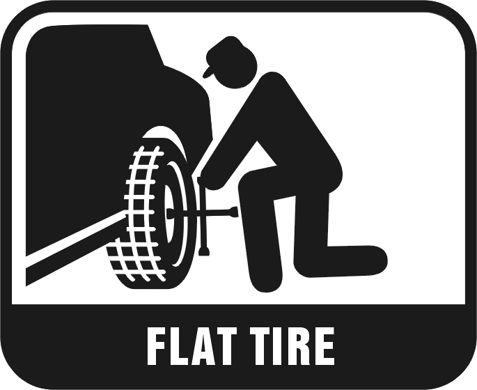 Changing A Flat Tire Clipart Pix For Gt Flat Tire Clipart