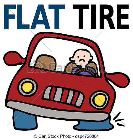 Flat Tire   Csp4728804