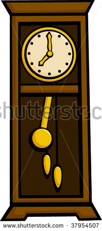 Grandfather Pendulum Clock Stock Vector 37954507   Shutterstock