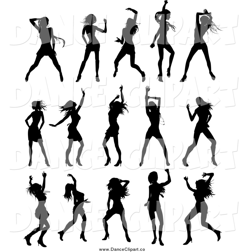 Ladies Dancing Clipart Royalty Free Vector Music Clip Art Of A    