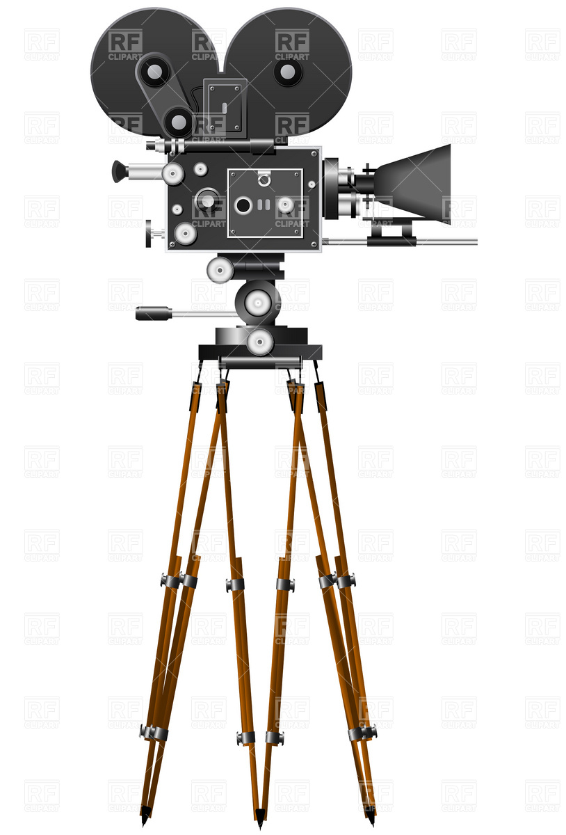 Movie Camera 4766 Technology Download Royalty Free Vector Clipart