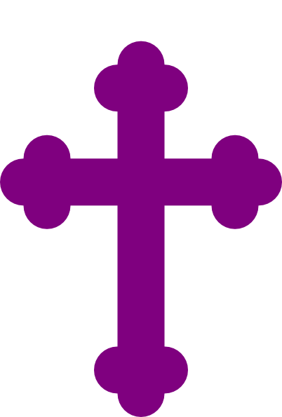 Purple Cross Clip Art At Clker Com   Vector Clip Art Online Royalty    