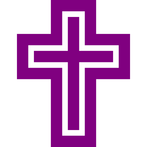 Purple Cross Png Free Purple Cross Icon