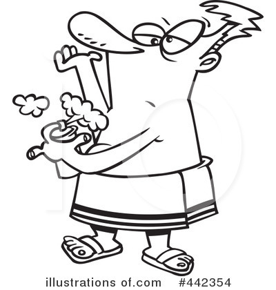 Royalty Free  Rf  Hygiene Clipart Illustration By Ron Leishman   Stock