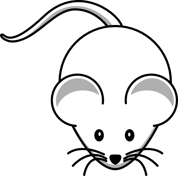 Simple Cartoon Mouse Clip Art At Clker Com   Vector Clip Art Online