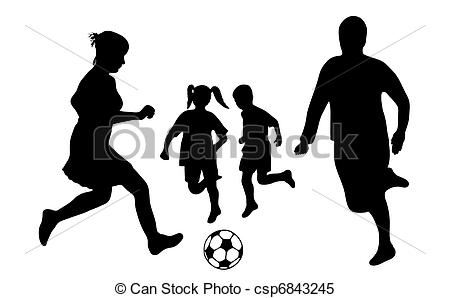 Soccer Moms Clipart Family Soccer Clipart Vector