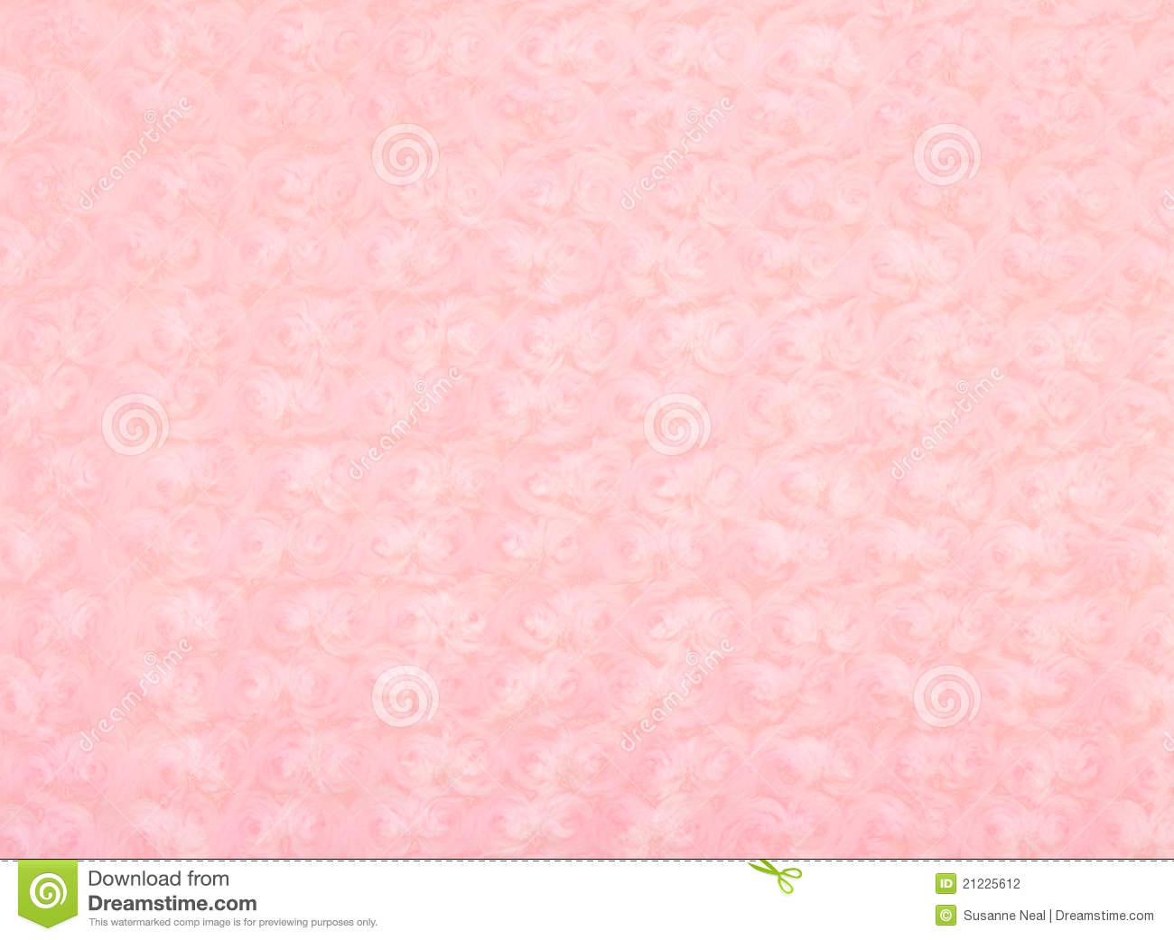 Soft Pink Textured Blanket Covered With Roses  Design Is Of Just The