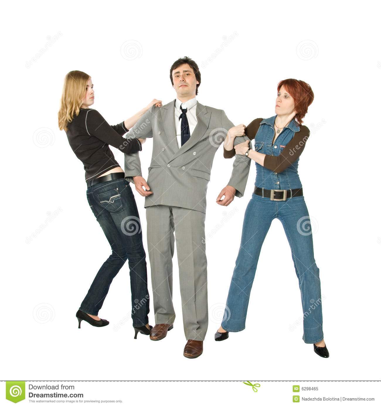 Two Women Fighting Royalty Free Stock Photo   Image  6298465