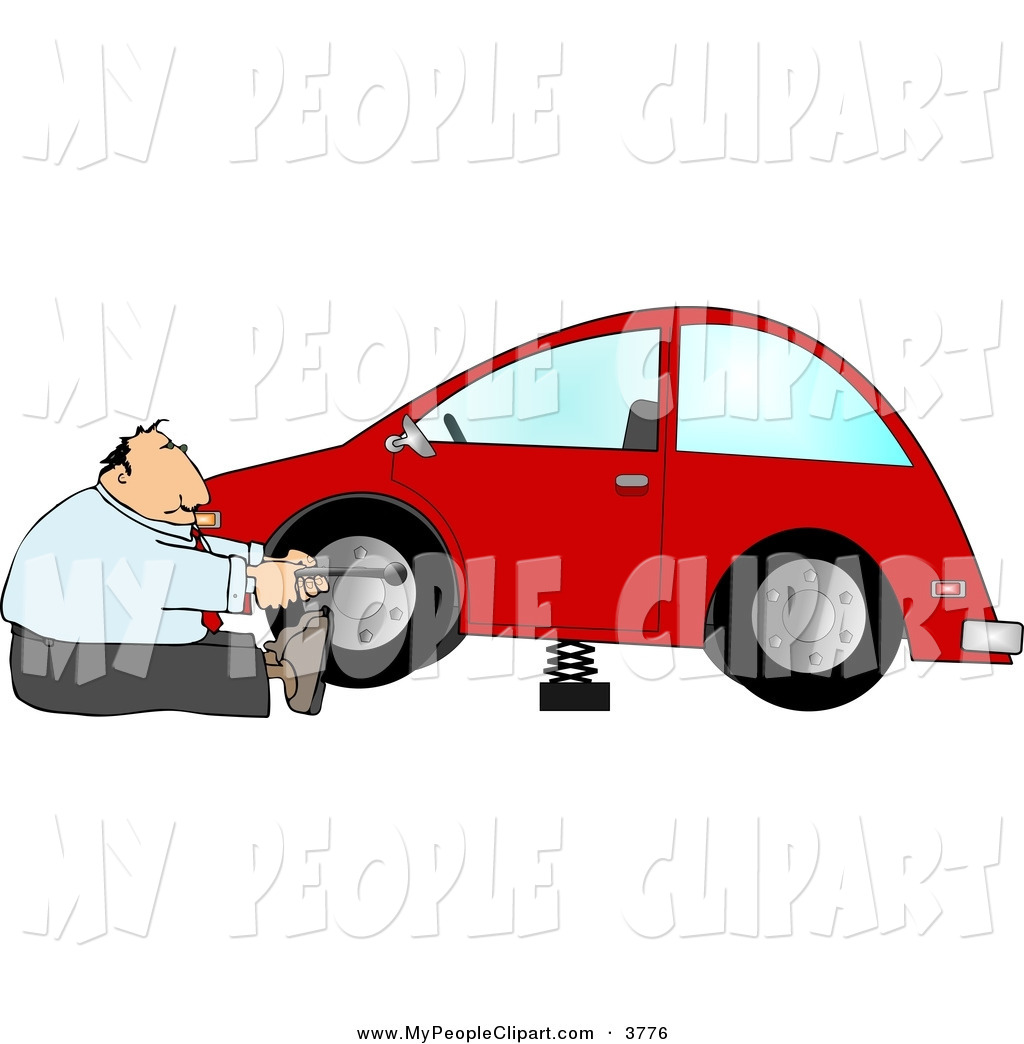Viewing Gallery For   Flat Tire Clipart