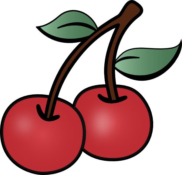 Cartoon Cherry Clip Art At Clker Com   Vector Clip Art Online Royalty