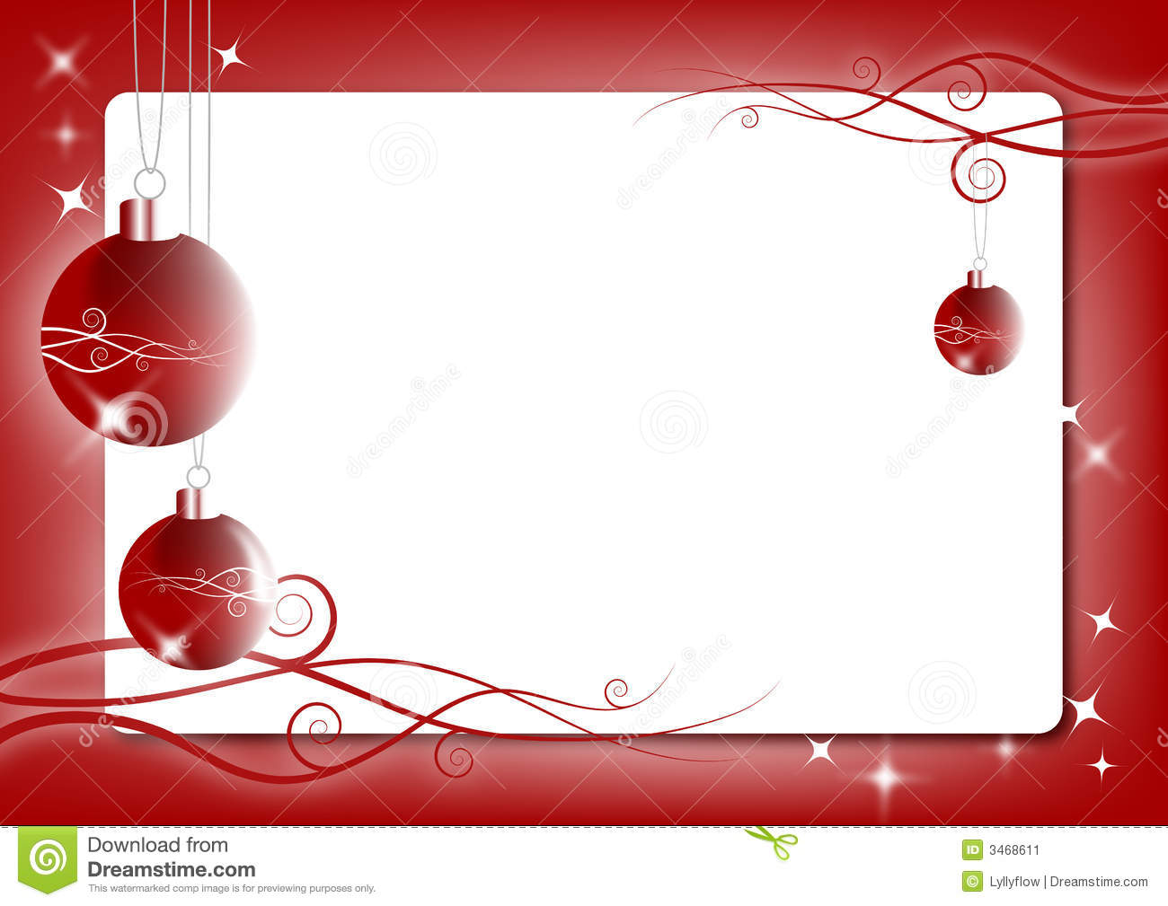 Christmas Frame Stock Image   Image  3468611