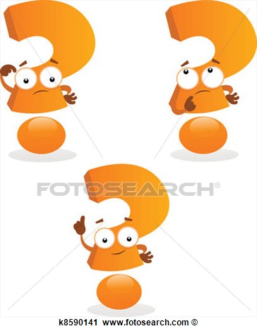 Clipart Of Question Marks K8590141   Search Clip Art Illustration