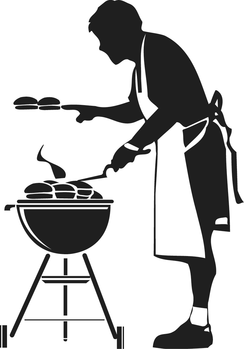 Cookout Clipart Black And White   Clipart Panda   Free Clipart Images