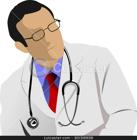 Doctors Stethoscope Clipart Doctor With Stethoscope On