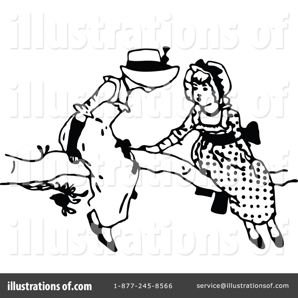 Girlfriends Clipart  1115201   Illustration By Prawny Vintage