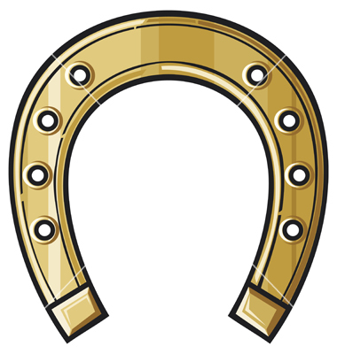 Gold Horseshoe Vector Art   Download Horse Vectors   1023305
