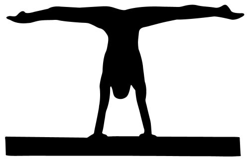 Gymnastics Black And White   Clipart Panda   Free Clipart Images