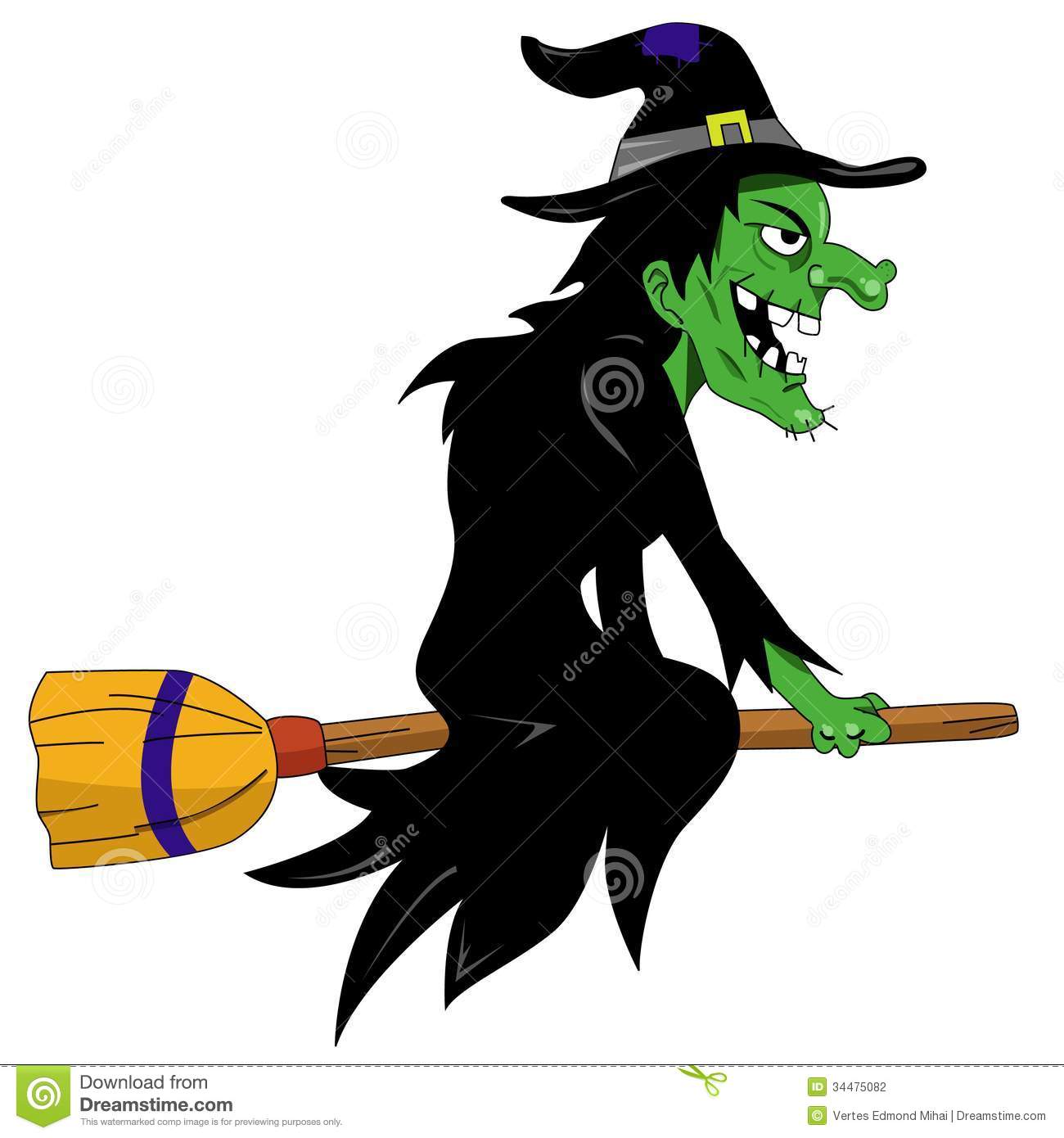 Halloween Witch Stock Photography   Image  34475082