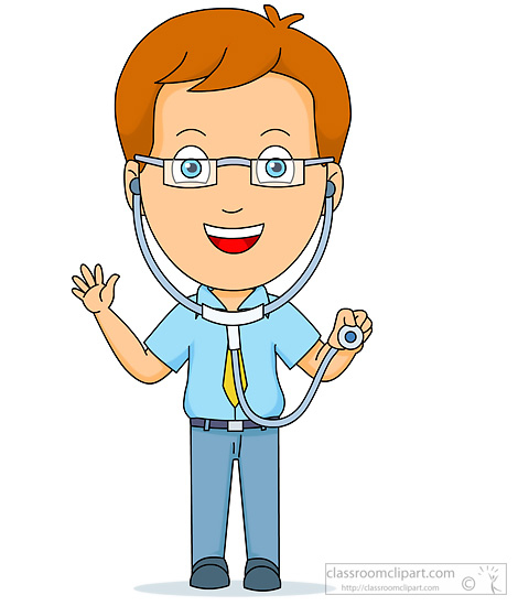 Medical   Doctor With Stethoscope 229   Classroom Clipart