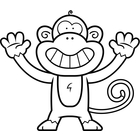 Monkey Clipart Black And White   Clipart Panda   Free Clipart Images