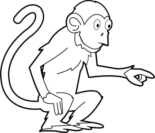     Monkey Clipart Black And White   Clipart Panda   Free Clipart Images