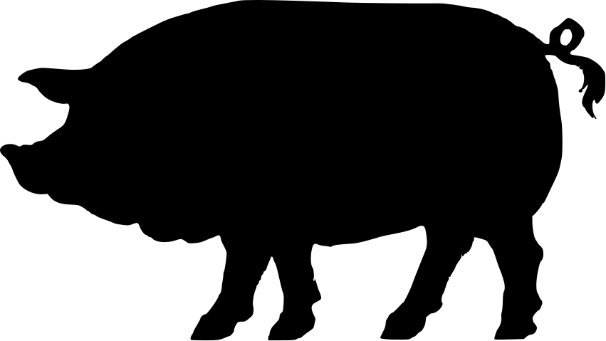 Pig Silhouette   Clipart Best   Cliparts Co