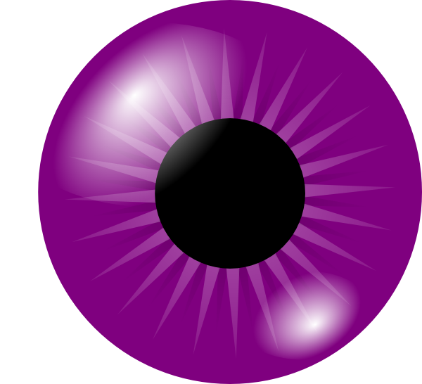 Purple Eye Clip Art At Clker Com   Vector Clip Art Online Royalty    