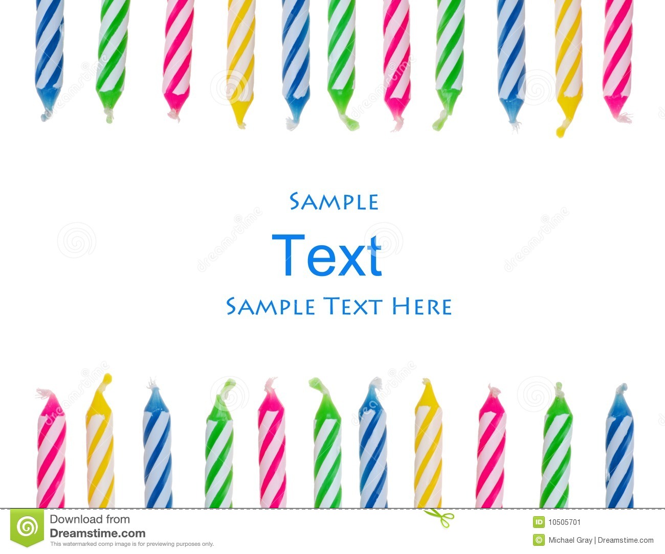 Single Birthday Candle Clipart