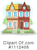 Duplex Townhouse Clipart  1   Royalty Free  Rf  Stock Illustrations