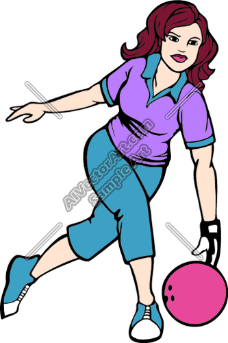 Muscle Woman Clipart