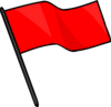 Red Flag Clip Art At Clker Com   Vector Clip Art Online Royalty Free