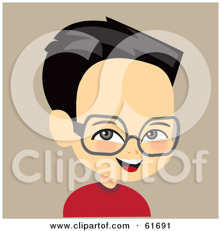 Royalty Free  Rf  Clipart Illustration Of A Little Asian Boy Wearing