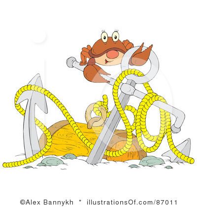 Royalty Free  Rf  Crab Clipart Illustration By Alex Bannykh   Stock